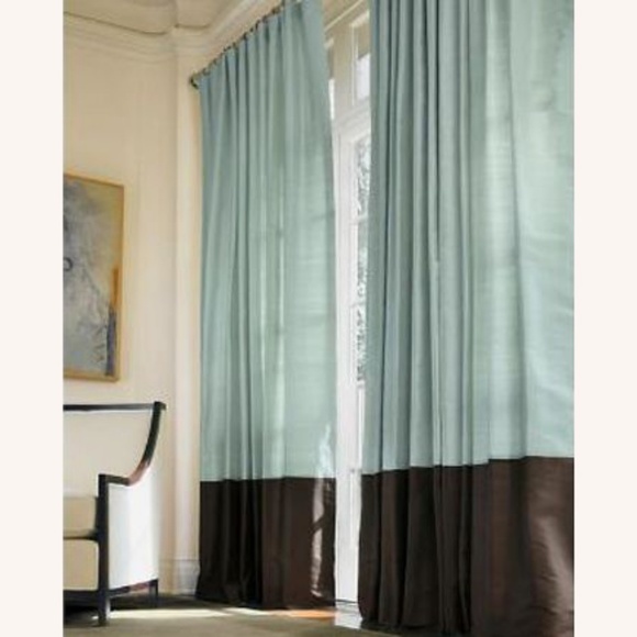 Restoration Hardware Accents Last Setrh Rod Thai Silk Banded